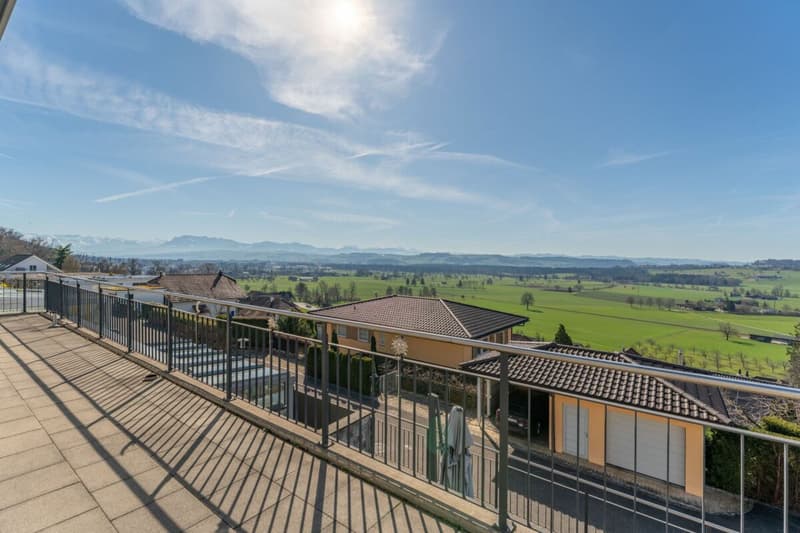 Grossi 4 ½-Zemmer-Terrassewohnig met troumhafter Ussecht (2)