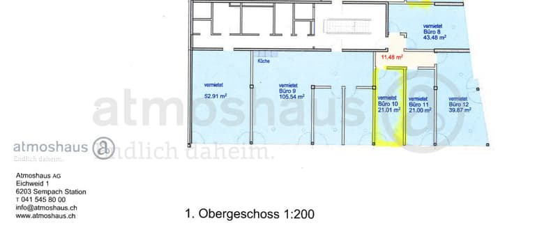 22 m2 voll ausgebauter Büro- und Gewerberaum auch geeignet als Atelier (1)