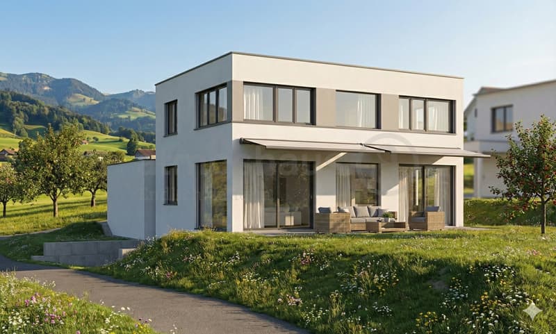 Neubau-EFH in Moosleerau mit Garten und Galerie (1)