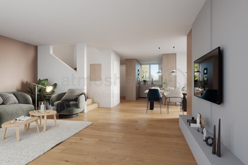 Ihr Zuhause zwischen Natur, Zürich und Zug - Neubauprojekt DEFH (2)