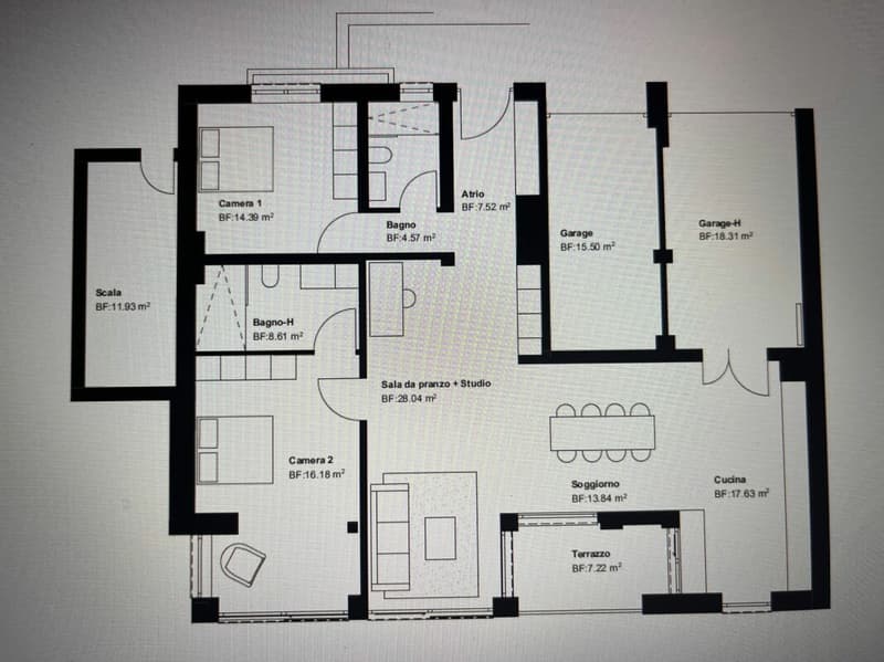 ORSELINA - grande 3 1/2 locali, vista lago, Garage-box al piano (14)