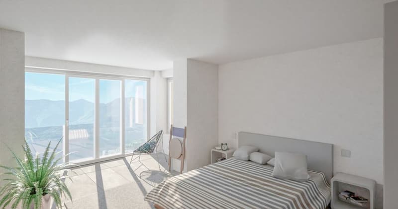 ORSELINA - grande 3 1/2 locali, vista lago, Garage-box al piano (3)