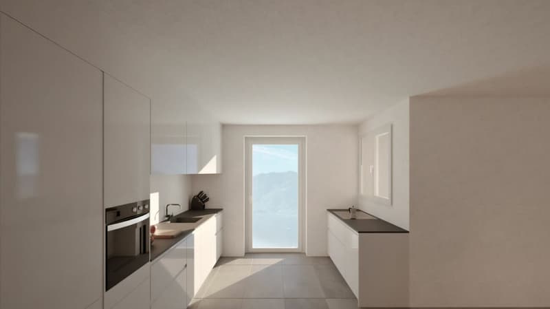 ORSELINA - grande 3 1/2 locali, vista lago, Garage-box al piano (5)