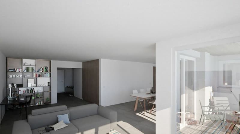 ORSELINA - grande 3 1/2 locali, vista lago, Garage-box al piano (9)