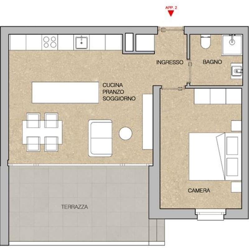 Appartamento 2.5 locali in Nuova Residenza a Giubiasco (5)