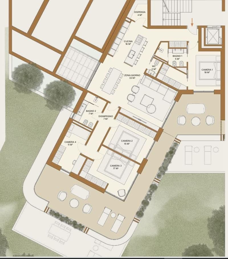 Elegante 5.5 locali in Nuova Residenza a Pregassona (10)