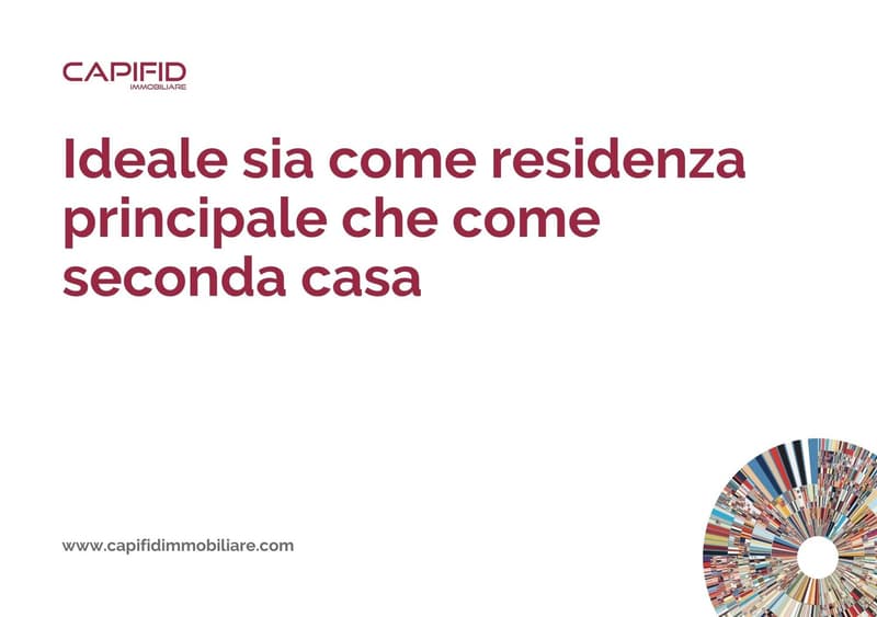 Advertisement for real estate services by CAPIFID IMMOBILIARE