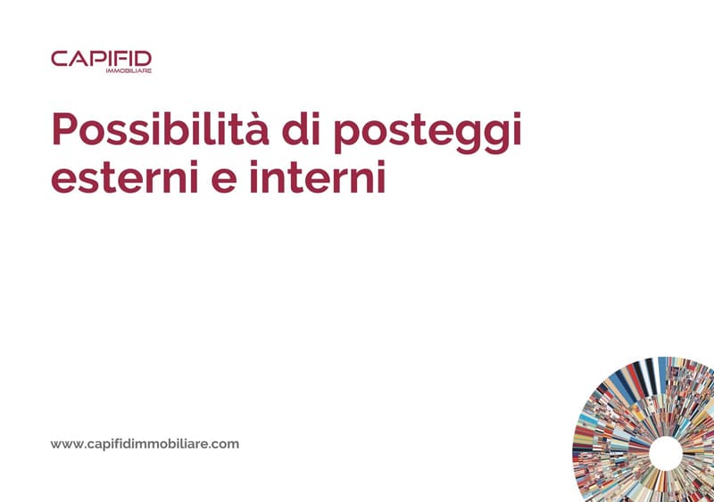Image presents possibility of internal and external parking.