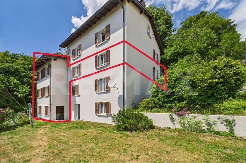 CORTICIASCA (TI) - Appartamento 5½ locali con giardino, splendida vista aperta e finiture rinnovate (1)