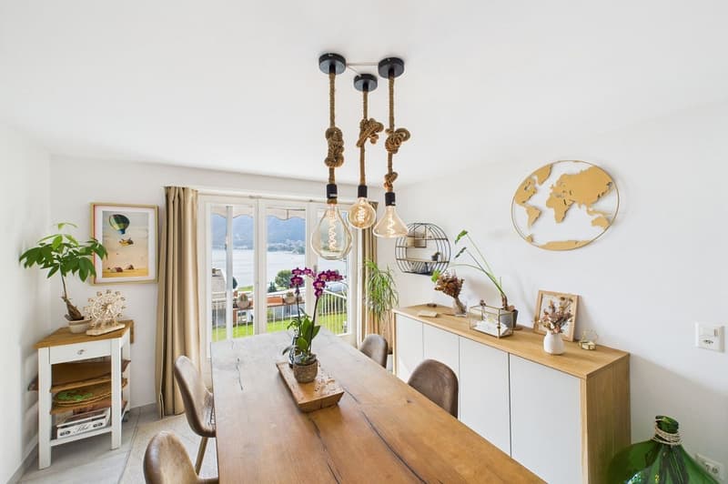 Ideale residenza / appartamento di vacanze - giardino, vista lago e accoglienti locali !! (2)