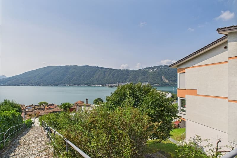 Vicino a Lugano - Appartamento con vista lago, giardino e in pochi minuti al lido ! (2)