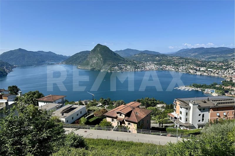 Rara Opportunità ad Aldesago Terreno Edificabile con Vista Mozzafiato sul Golfo di Lugano (1)