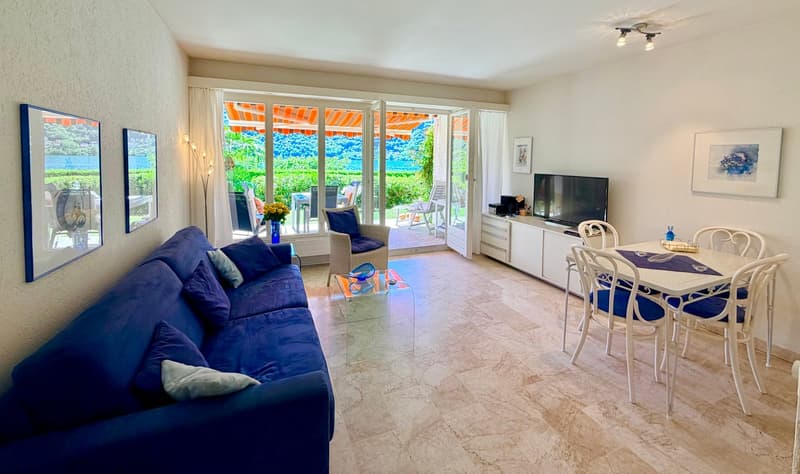 3788 ZWEITWOHNSITZ  WUNDERSCHÖNES EINZIMMERWOHN. MIT SEEBLICK, TERRASSE UND GARTEN (2)