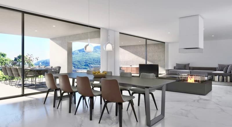 3736/12 -LUMINOSO ATTICO VISTA PANORAMICA - NUR ERSTWOHNSITZ SEESICHT (3)