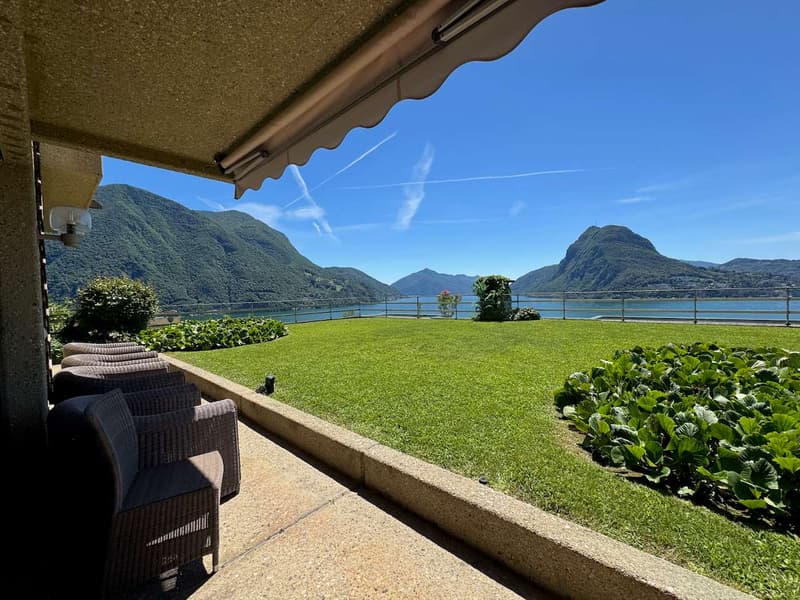 Appartamento vista lago con giardino (1)