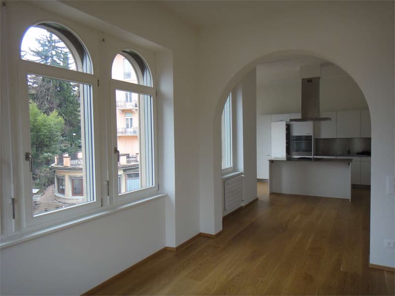 Lugano zona cattedrale, duplex 5.5 locali in villa d'epoca (6)