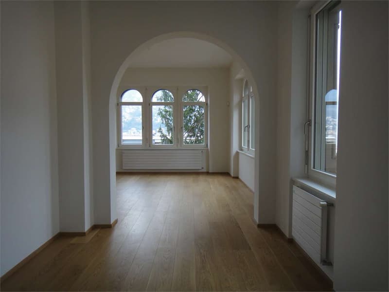 Lugano zona cattedrale, duplex 5.5 locali in villa d'epoca (5)