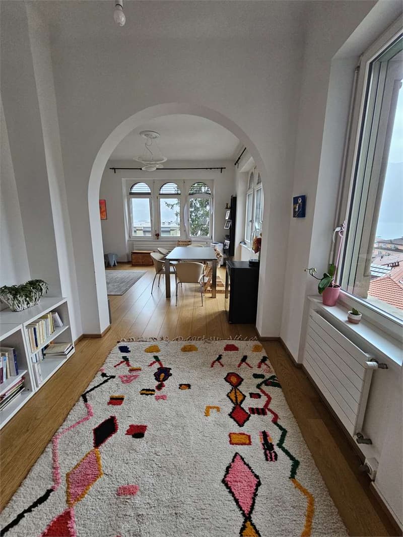 Lugano zona cattedrale, duplex 5.5 locali in villa d'epoca (10)