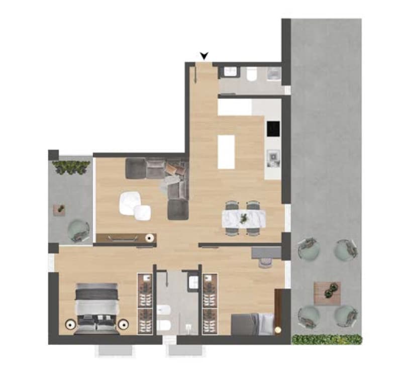 Nuova residenza in zona soleggiata con vista aperta e formula “Rent to Buy” (16)