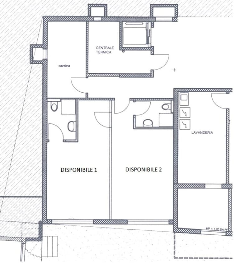 Central thermal, 2 available units, 2 bedrooms, 2 bathrooms, kitchen, living room