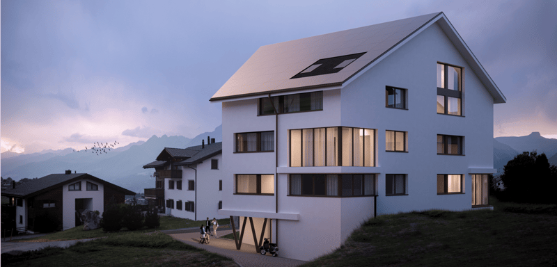 Neue 2.5-Zimmerwohnung im Skigebiet Obersaxen (Zweitwohnsitz) (1)