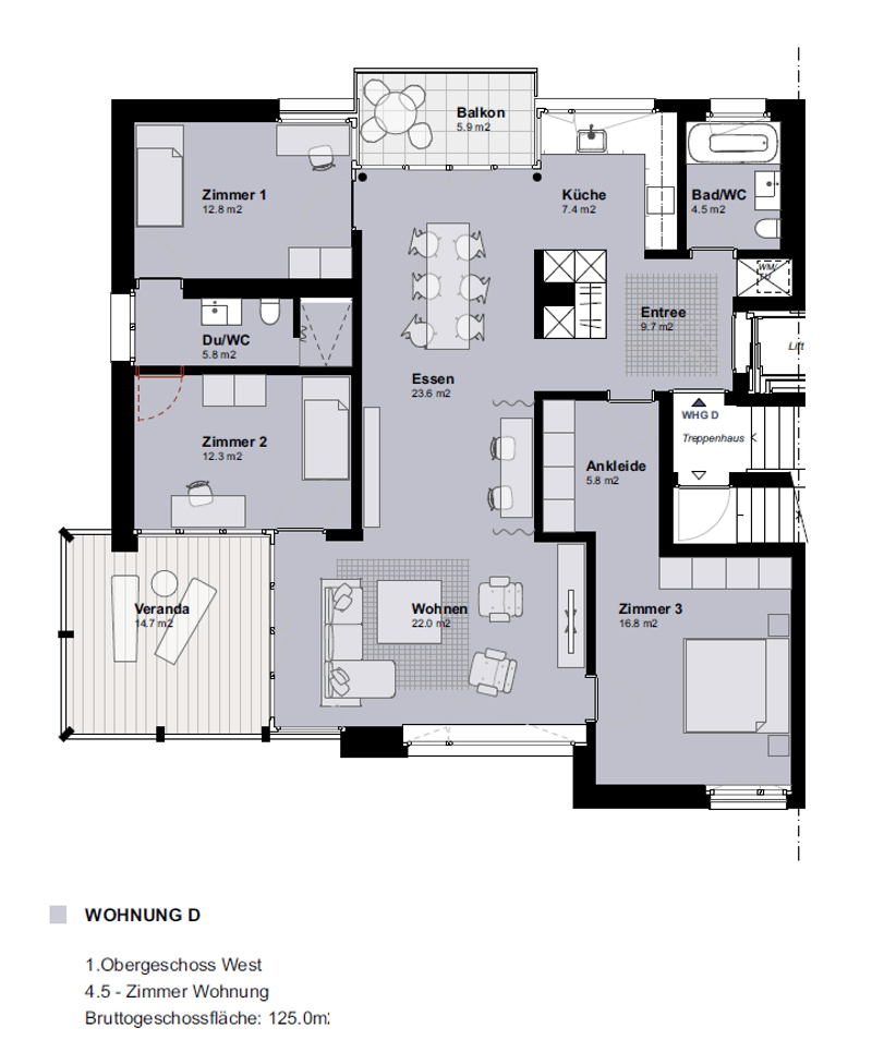 Neubau: 3.5- und 2.5-Zimmerwohnungen in modernem Mehrfamilienhaus (2)