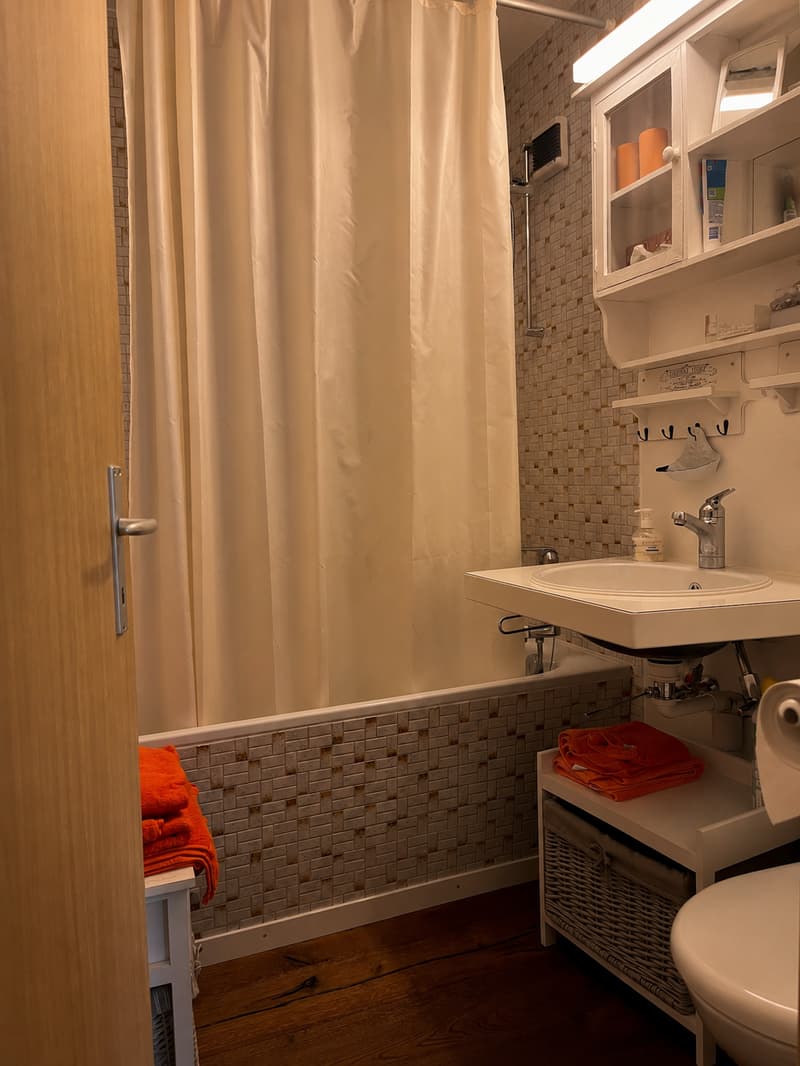 Möblierte und heimelige 1.5-Zimmerwohnung mit Balkon in Obersaxen (5)