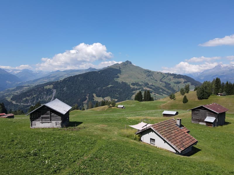 Idyllisches Maiensäss mit Stall in Sevgein (Ilanz/Glion) (3)