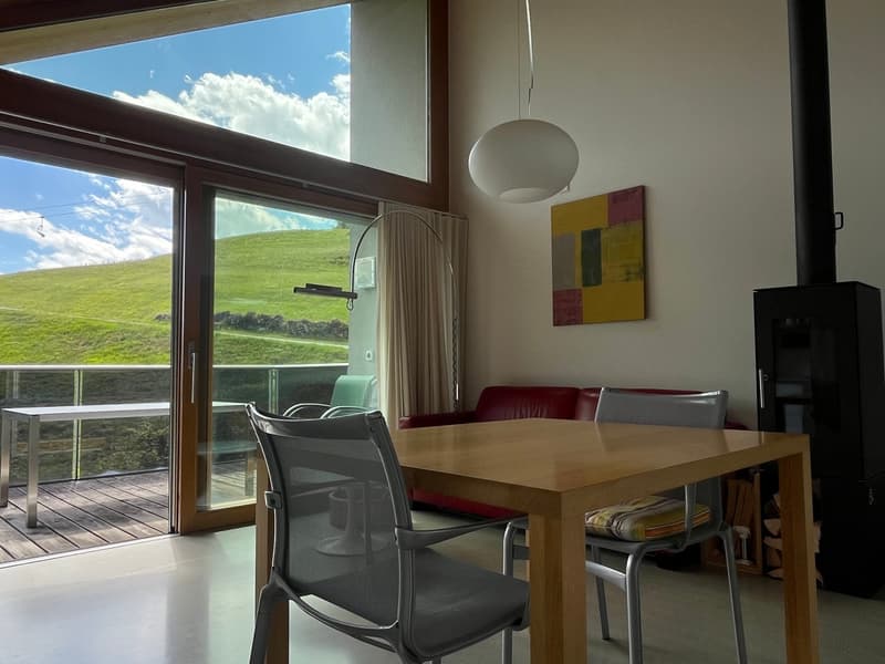 Moderne 2.5-Zimmer-Dachwohnung in Vella nahe Skilift (Val Lumnezia) (2)