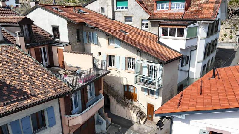 Riex, au cur du Lavaux - Maison vigneronne avec intérieur comtemporain (8)