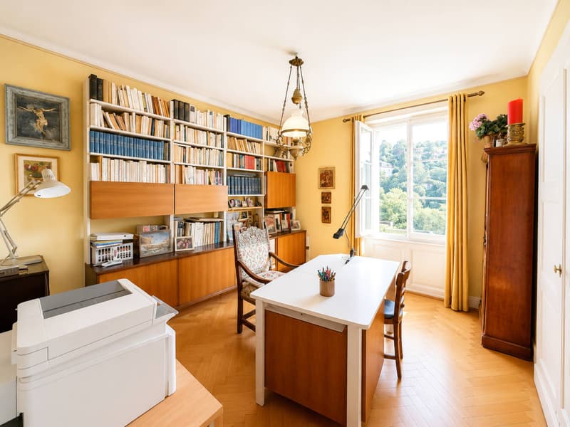 Maison individuelle avec jardin, centre-ville de Lausanne, vue dégagée (9)