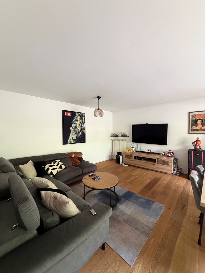 Grand et bel appartement de 2.5 pièces, intégré dans une villa individuelle, au rez de chaussée, env. 81 m2. (3)