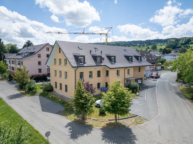 Blick auf die Liegenschaft