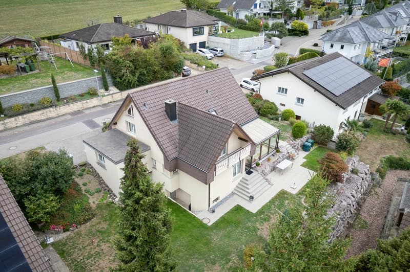 Blick auf die Liegenschaft