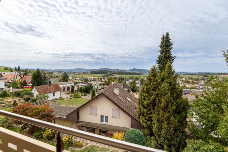 Ausblick vom Balkon