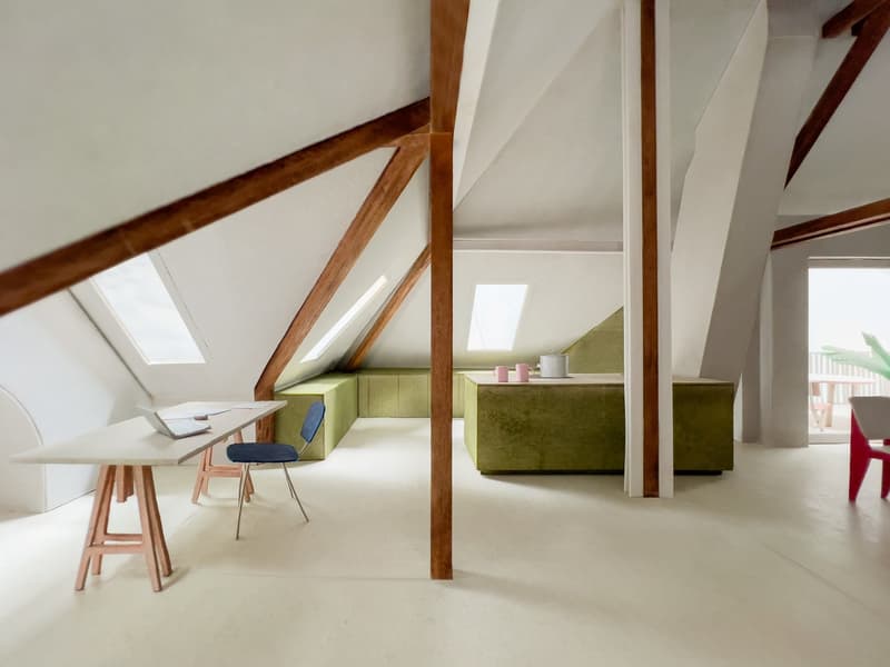 Exklusive 2-Zimmer-Loftwohnung mit 102 m² nähe Schaffhauserplatz (6)
