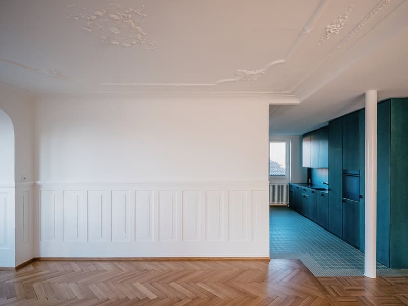 3.5-Zimmer-Wohnung mit Stuckaturdecken nähe Schaffhauserplatz (3)