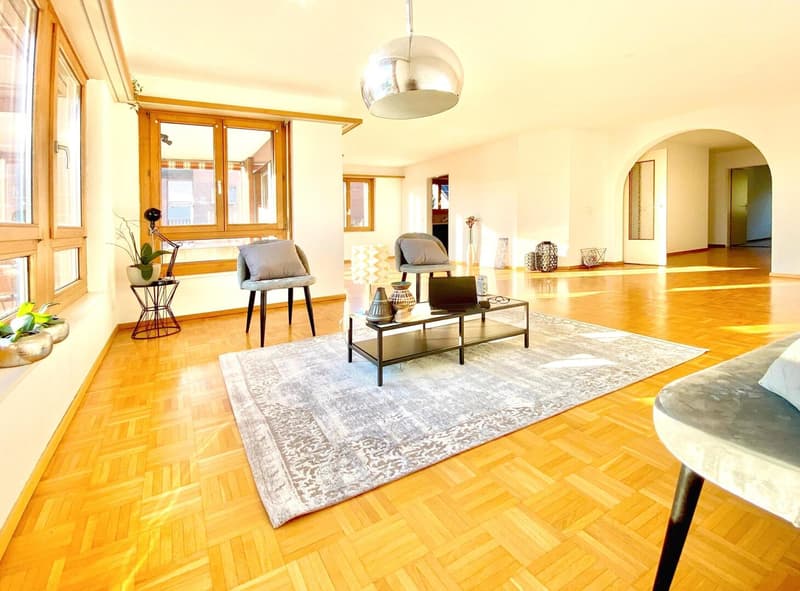 Wohnzimmer und Essbereich