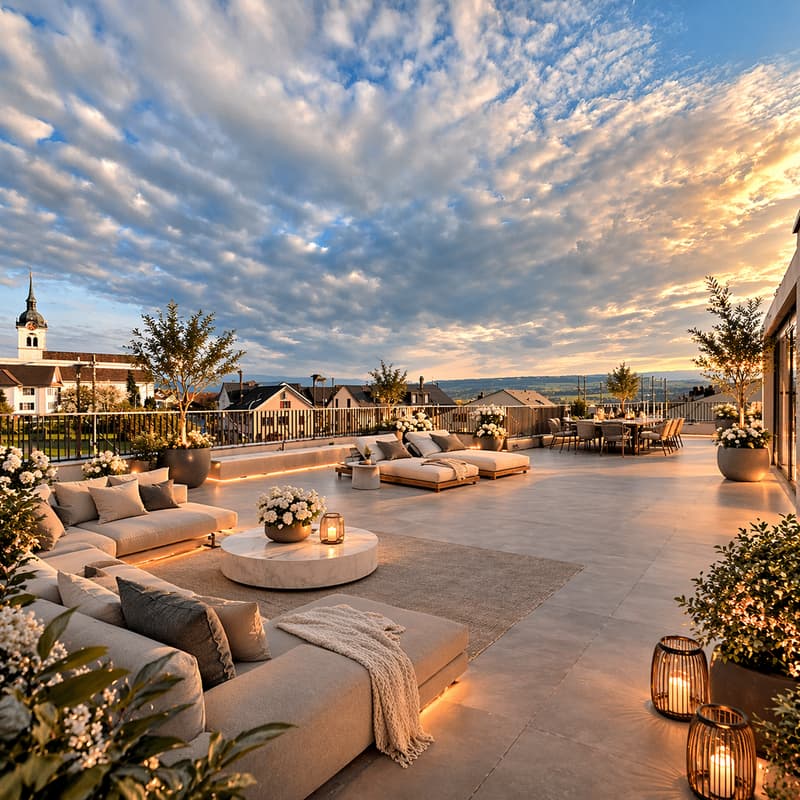 Visualisierung Terrasse