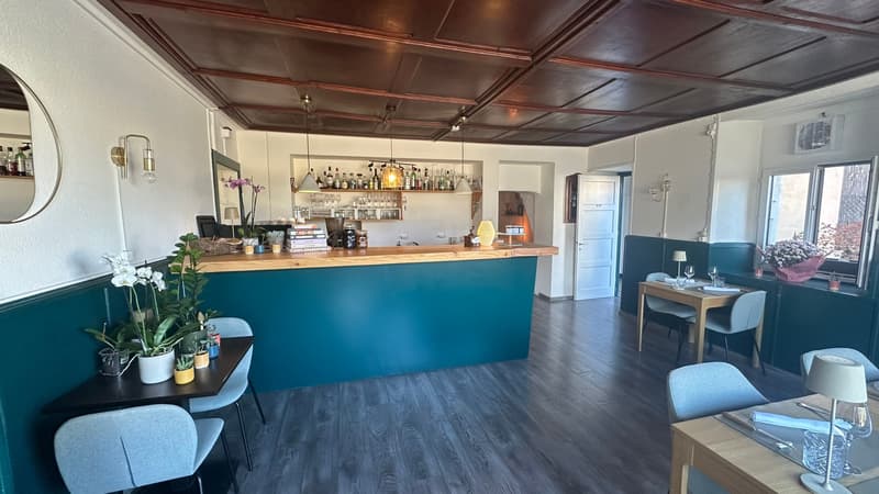 Les Evouettes - Route Cantonal 51 - Restaurant au rez-de-chaussée (4)