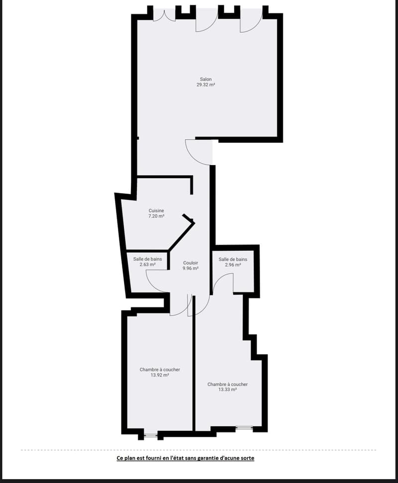 Vevey - Rue d'Italie 24 - appartement de 3 pièces de 90 m2 au 3ème (5)