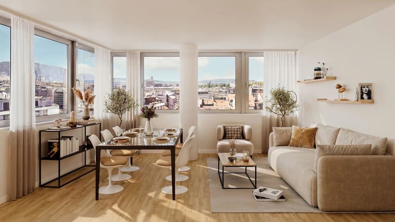 Appartements de 4 pièces neufs en plein centre Rive droite (2)
