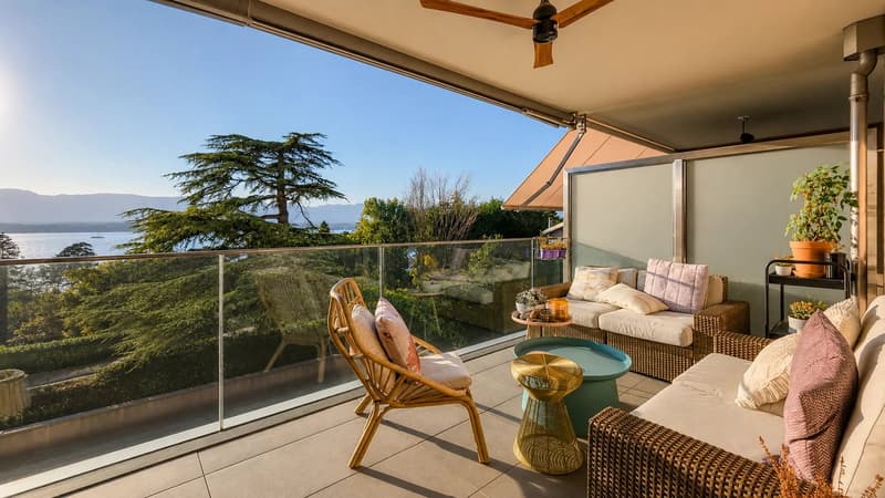 Exclusivité - Magnifique 4 pièces avec vue imprenable sur le Lac (1)