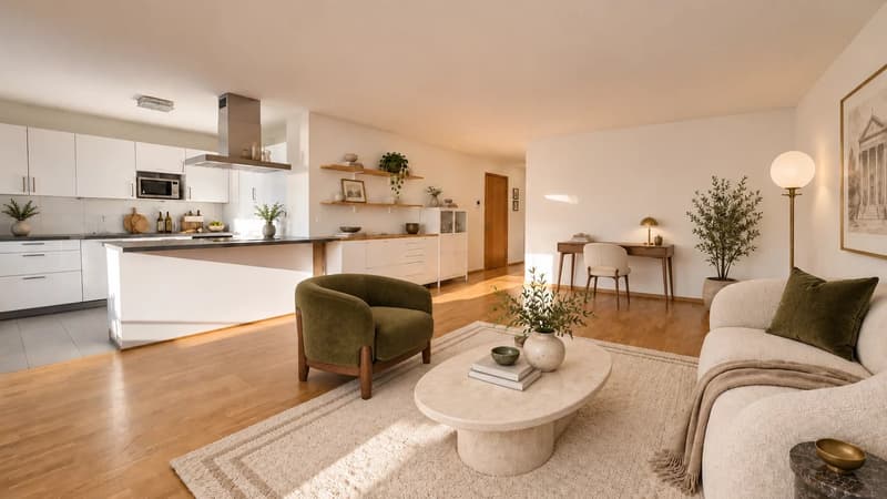 Exclusivité - Magnifique 4 pièces avec vue imprenable sur le Lac (2)
