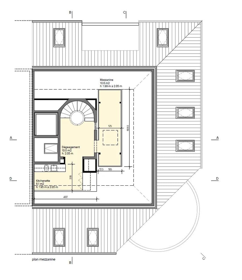 Bureaux entièrement rénovés en attique avec 2 terrasses (13)