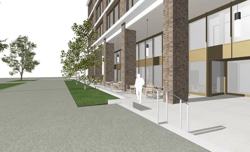 Arcade pour un restaurant dans un quartier d'envergure (4)