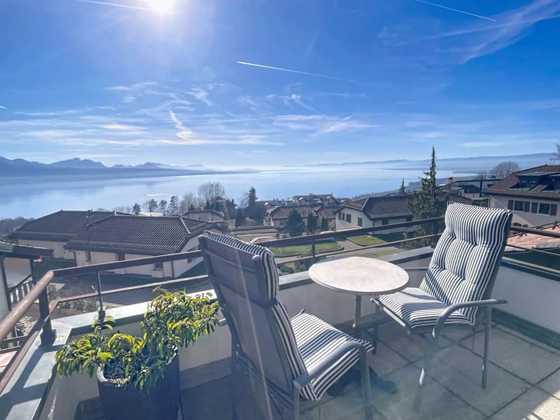 Appartement en attique de 135 m² avec vue imprenable sur le bassin lémanique (13)