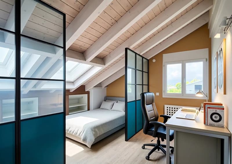Attique en duplex de 6,5 pièces avec vue sur le lac à St-Sulpice (4)