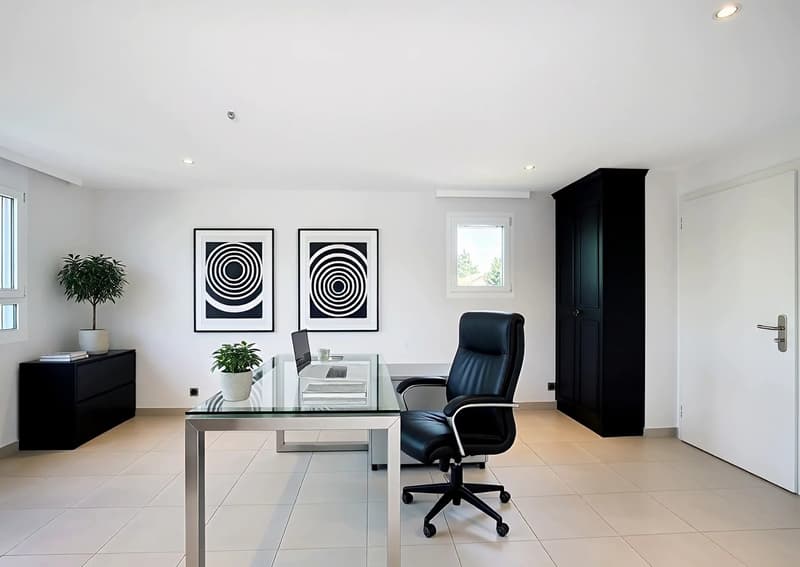 Attique en duplex de 6,5 pièces avec vue sur le lac à St-Sulpice (13)