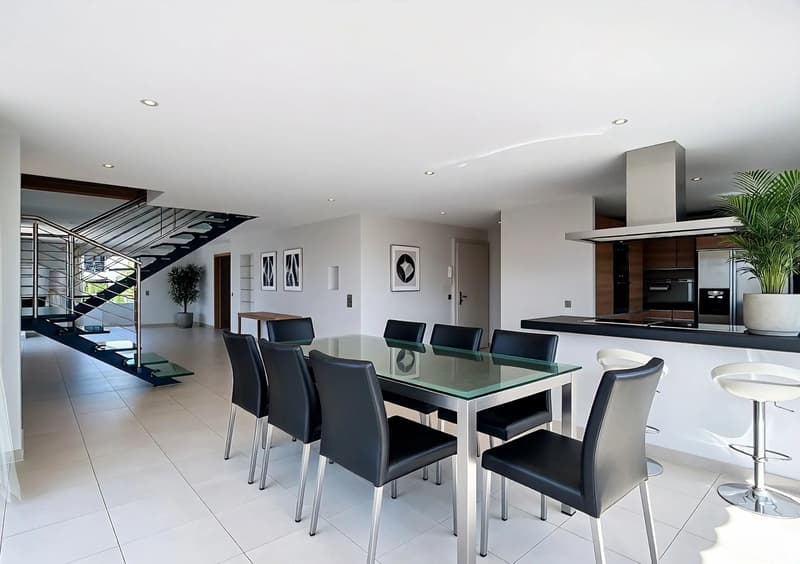 Attique en duplex de 6,5 pièces avec vue sur le lac à St-Sulpice (8)